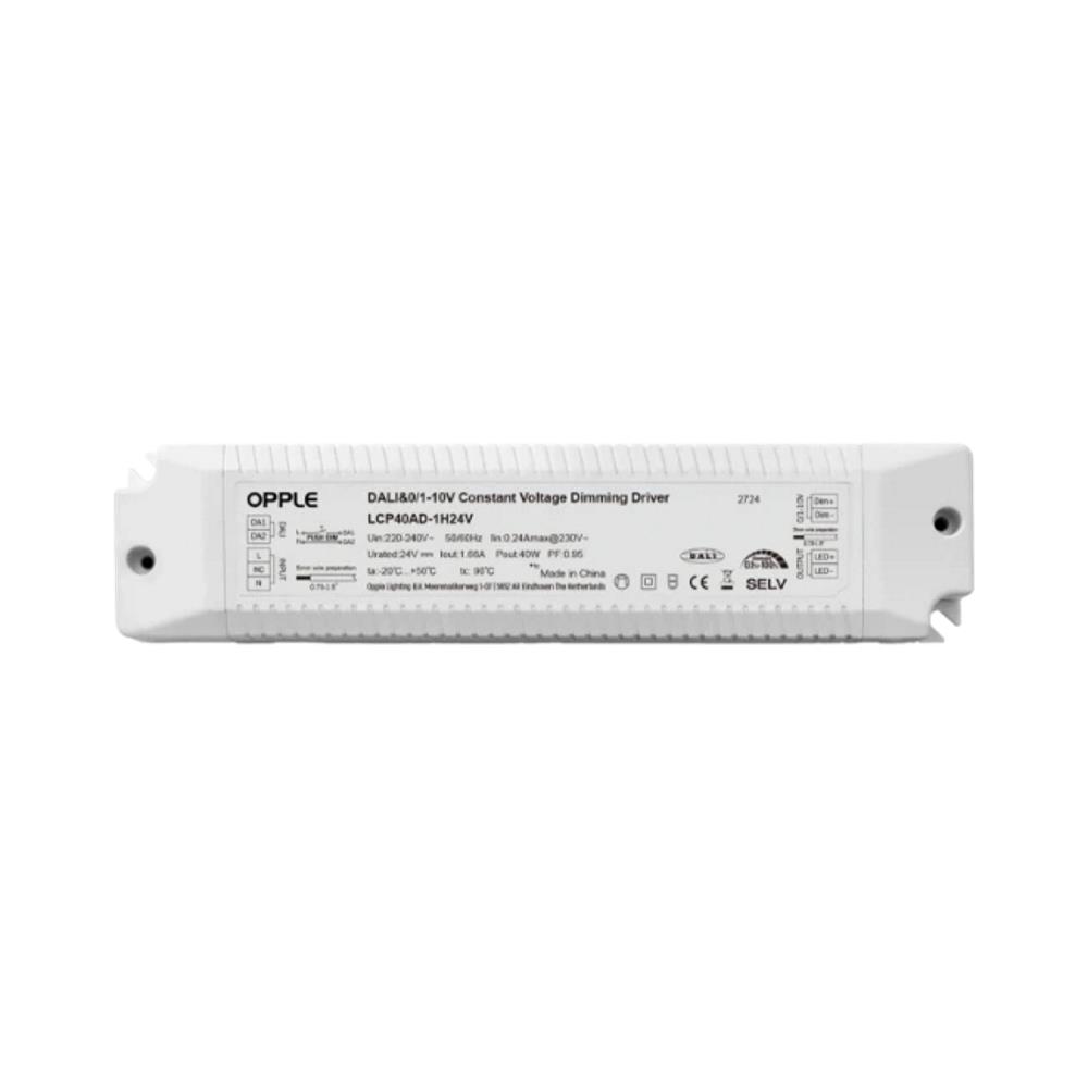 820002006100 Трансформатор 40W 24V DC DALI/10V/PWM IP20 -Opple