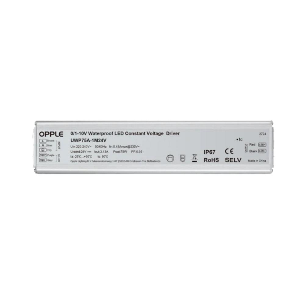 820003003900 Трансформатор 75W 24V DC 10V/PWM IP67 -Opple