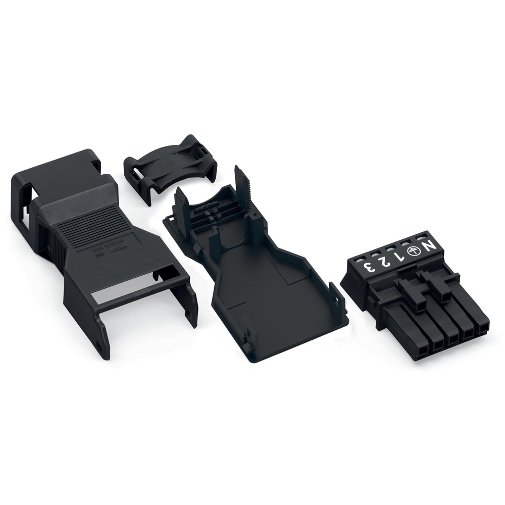 890-105 Конектор женски WINSTA Mini, 5P, черен, Wago_small