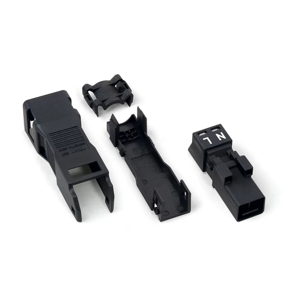890-112 Конектор мъжки WINSTA Mini, 2Р, 16А, черен, Wago_small