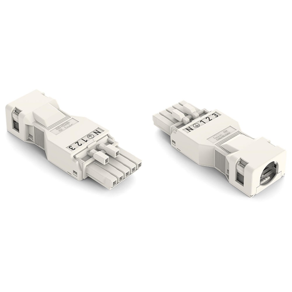 890-125 Конектор женски WINSTA Mini, 5P, бял, Wago_small