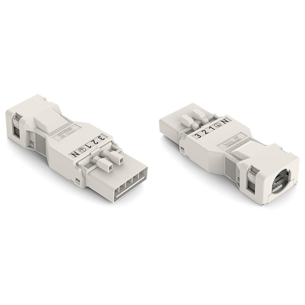 890-135 Конектор мъжки WINSTA Mini, 5P, бял, Wago_small