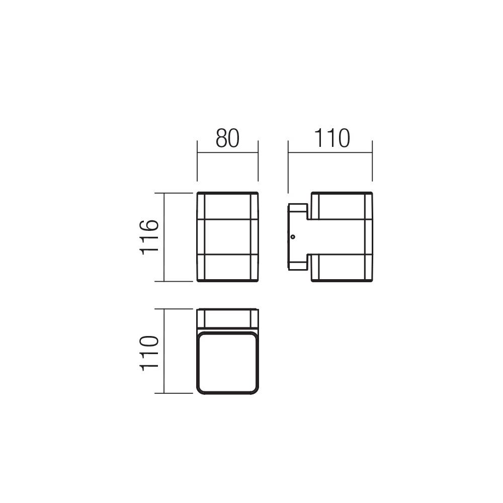 90492 Аплик TOK AP LED SMD 14,8W IP44 DG 3000K Smarter_small