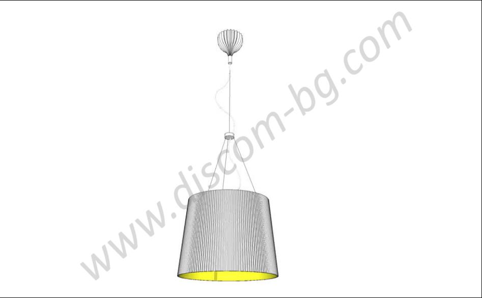 9082 KK GE' Осветително тяло Бяло/злато, Kartell