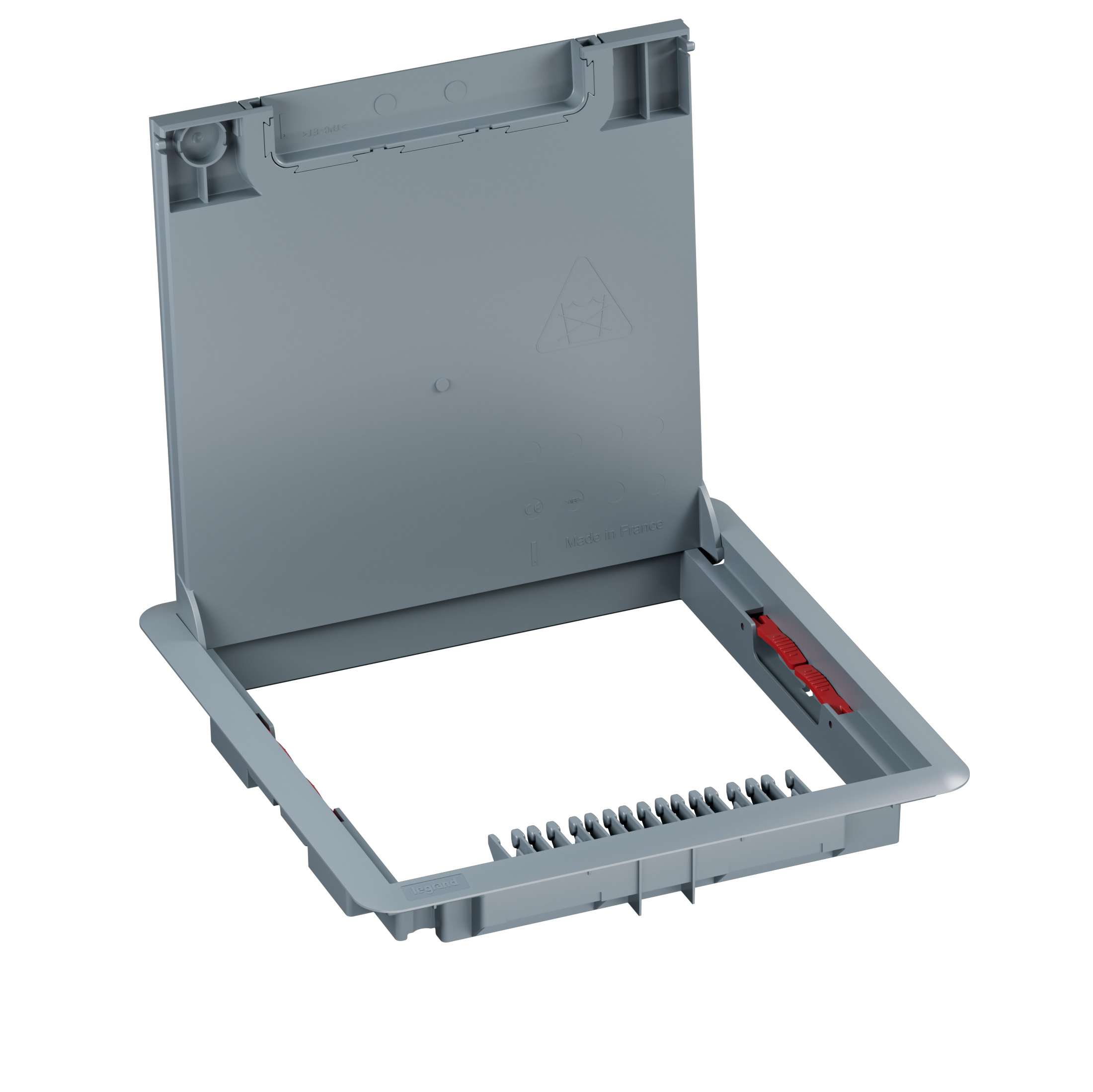 981374 Рамка с капак за подова кутия, ABS, за двоен под, 16/24M, Legrand_small