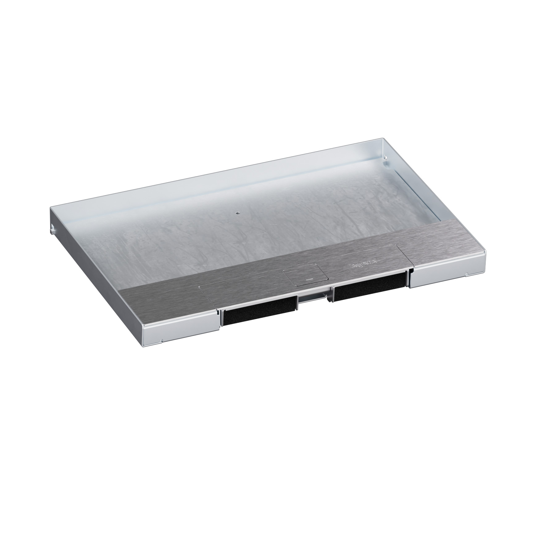 981379 Капак за подова кутия, метал, за двоен под, 8/12M, Legrand