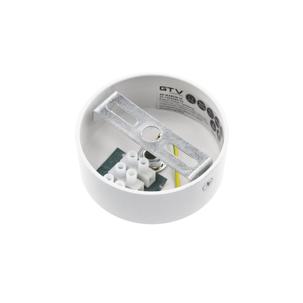 AE-MA8028-10 Алуминиева розетка за висящи осветителни тела, AC 220-240V, 50-60Hz, макс. 250W 16A, white, GTV_small