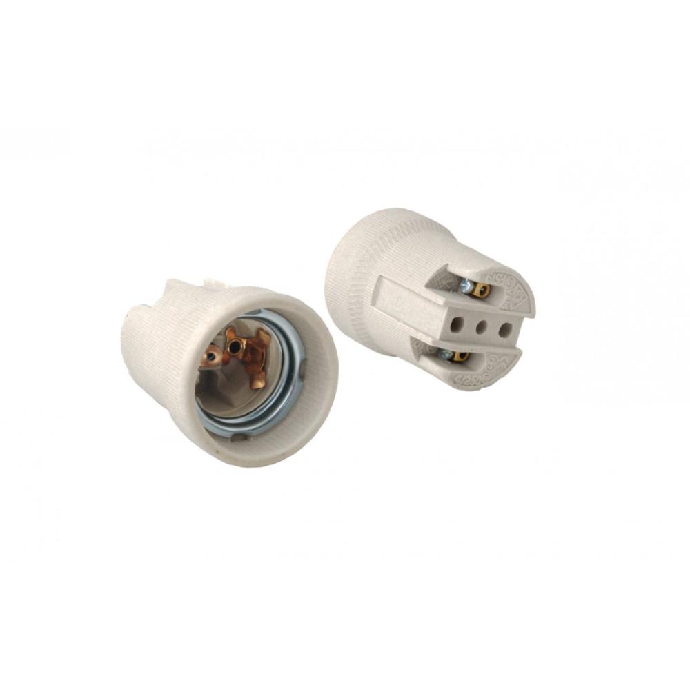 AE-OCEE40-00 Керамична фасунга, висяща Е40, max.100W, бял GTV