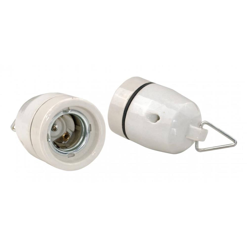 AE-OCEF27-00 Керамична фасунга, висяща Е27, max.100W, бял GTV