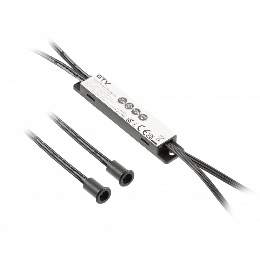 AE-WBE2-20 Датчик движение с две сонди, диаметър на детектора 8 мм, дължина 13 мм 12 V max 3 A GTV