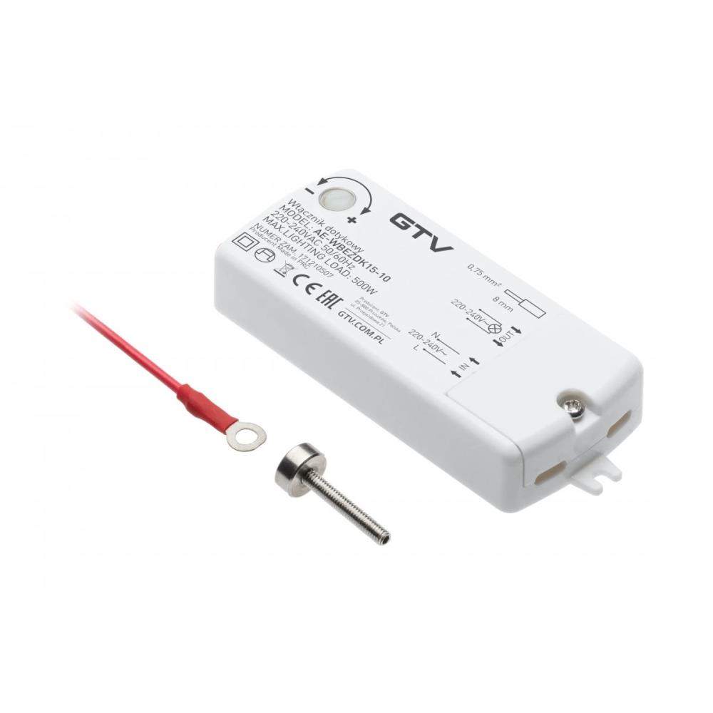 AE-WBEZDK15-10 Контактен ключ с винтова скоба 220-240V AC, max 500 W, кабел 2 м, GTV_small