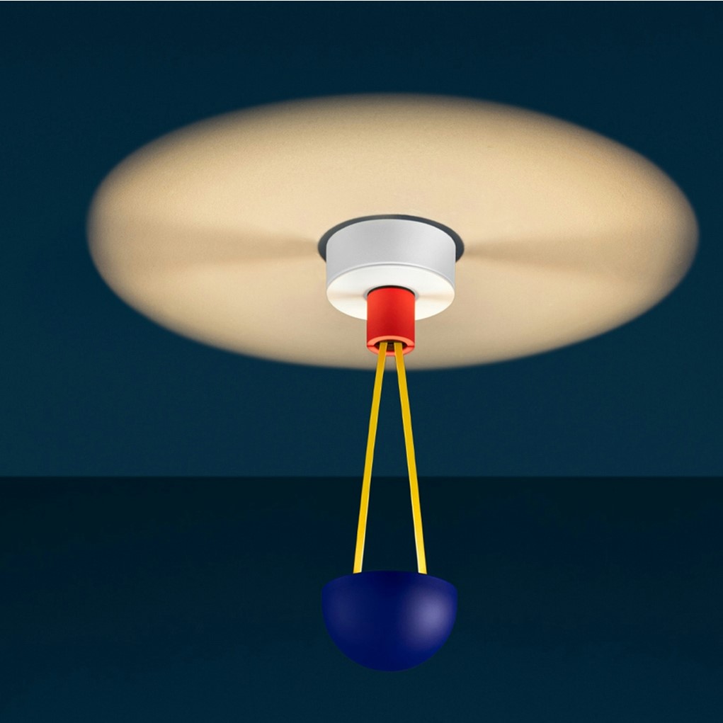ALECFL Плафониера Ale 1x9W ELV COB LED Triac dimmable, fluo, Catellani&Smith