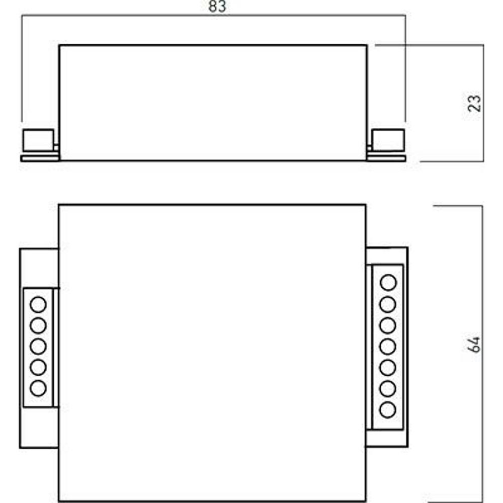 AMP100 Усилвател RGB/RGBW IP20 12/24V DC, Arelux_small