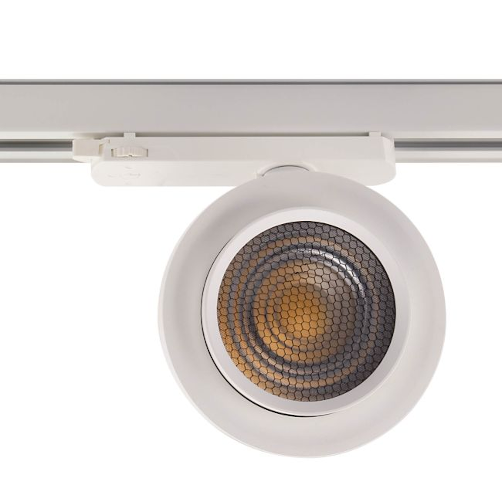 AR02NW DALI4 SWH XARTE Прожектор за TKN шини 38W DALI4 220-240V AC 4000K CRI.90 IP40 15-45dgr SWH Arelux