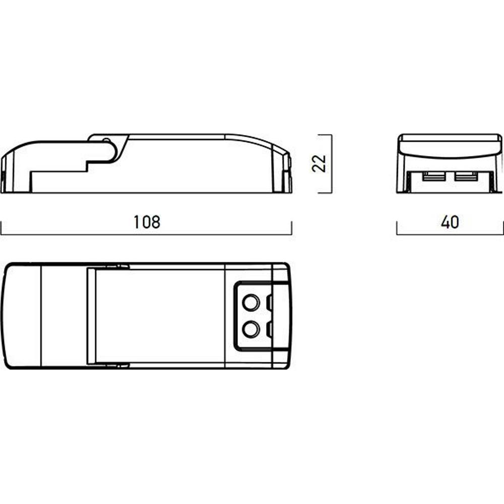 ATD500.12 Драйвер ATD IP20, димируем, за постоянен ток, 500mA 12W, за LED вериги, Arelux_small
