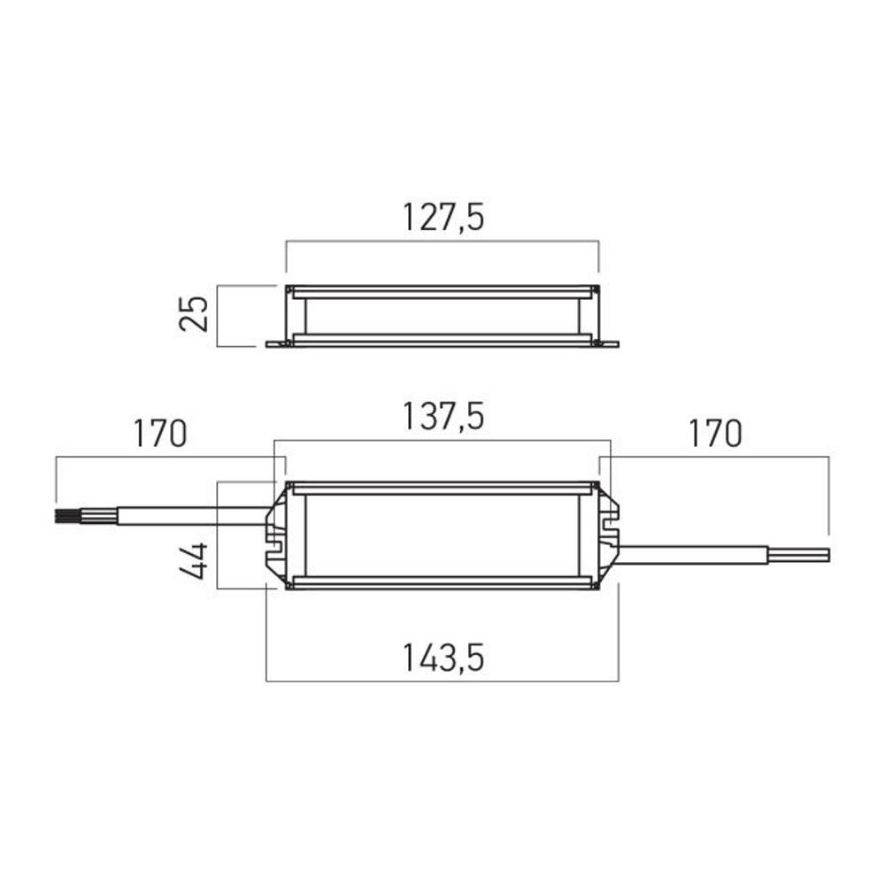 ATN24.100IP67 Драйвер ATN IP67, с постоянно напрежение,24V 100W, Arelux_small