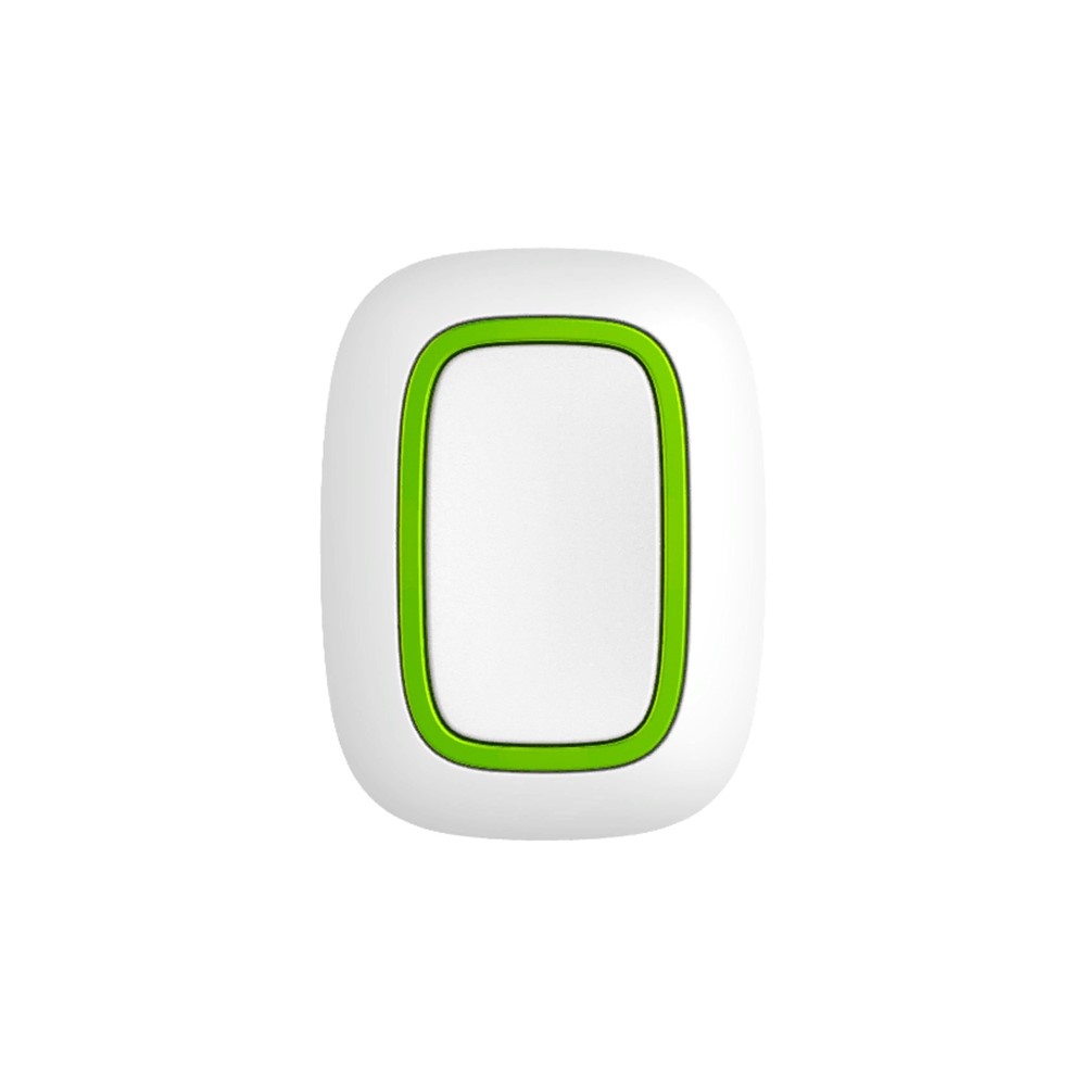 AX0035BW Безжичен паник/смарт бутон, White, Ajax