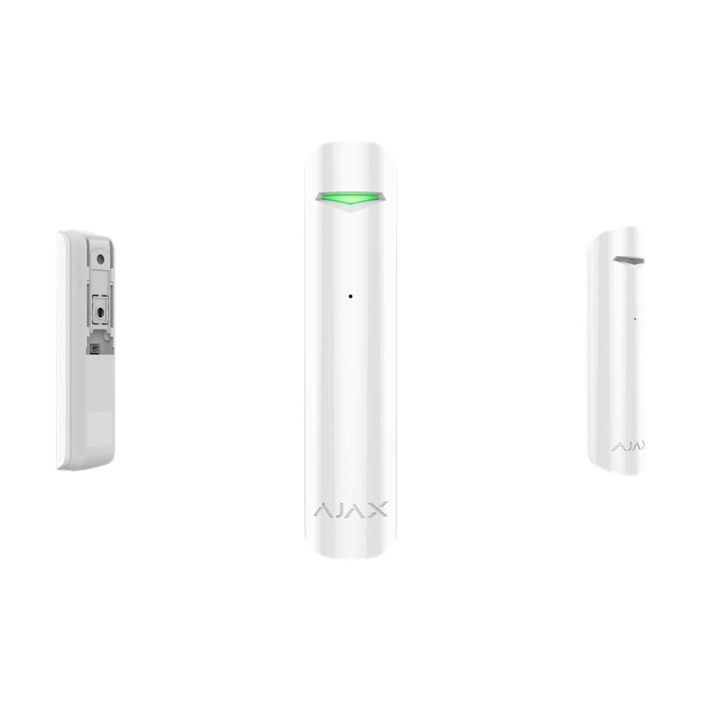 AX0047GPW Безжичен мини детектор GlassProtect, White, Ajax_small