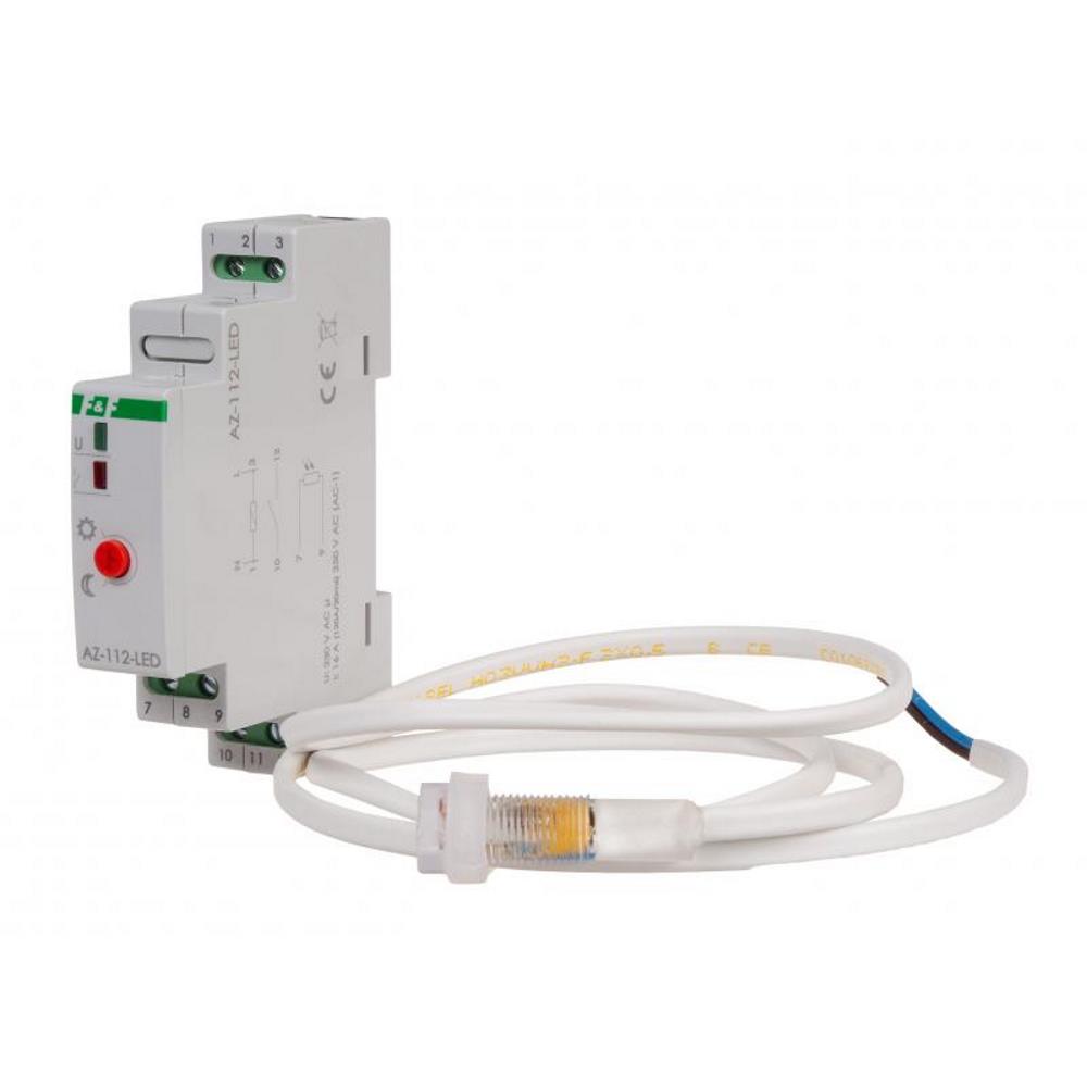 AZ-112-LED Реле за осветеност 16А 230V с херметична външна сонда Ø10, 1 модул F&F_small