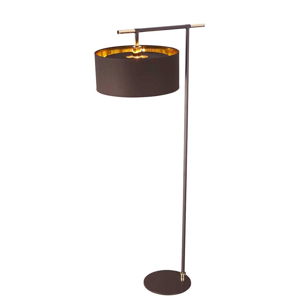 BALANCE-FL-BRPB - Light Floor Lamp – Brown and Polished Brass - Лампион, Elstead Lighting_small