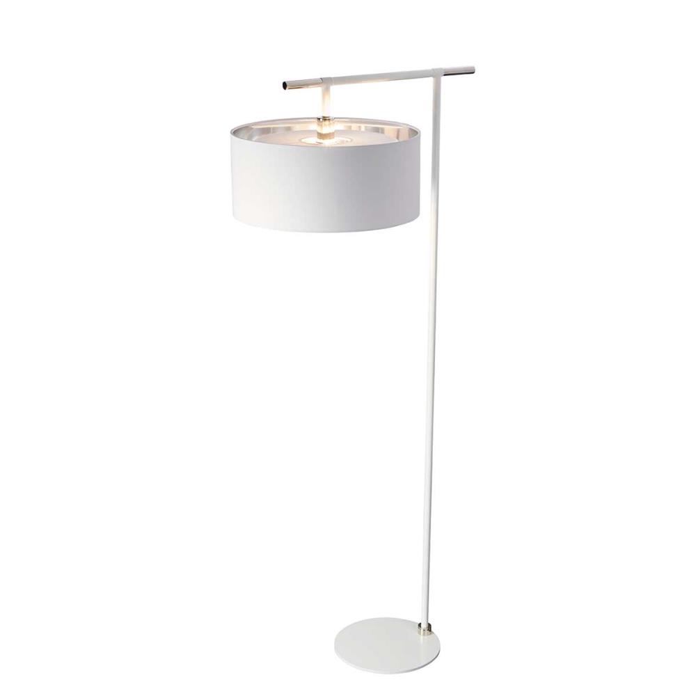 BALANCE-FL-WPN - Light Floor Lamp – White and Polished Nickel - Лампион, Elstead Lighting_small
