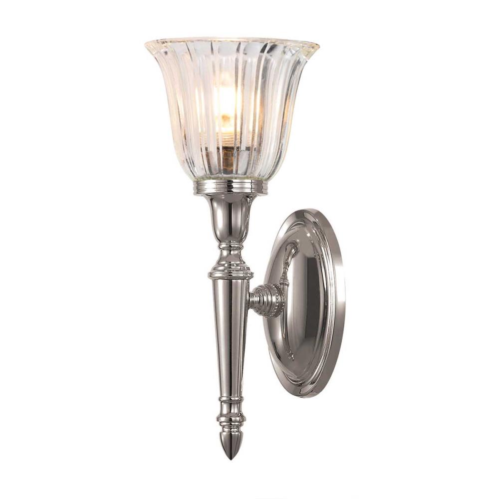 BATH-DRYDEN1-PN Аплик, Dryden 1x3W LED G9 IP44 Polished Nickel Elstead Lighting