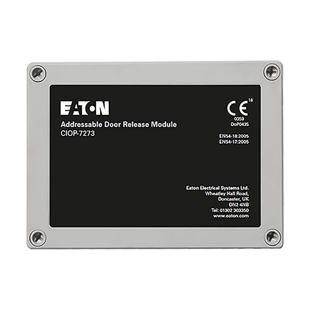 CIOP-7273 Адресируем модул за освобождаване на врата, EN54, Eaton