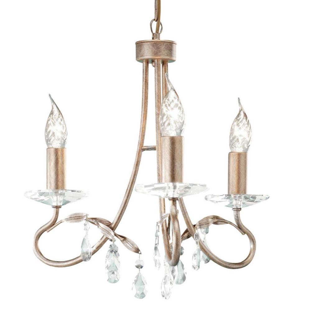 CRT3-SILVER-GOLD - Light Chandelier - Полилей, Elstead Lighting