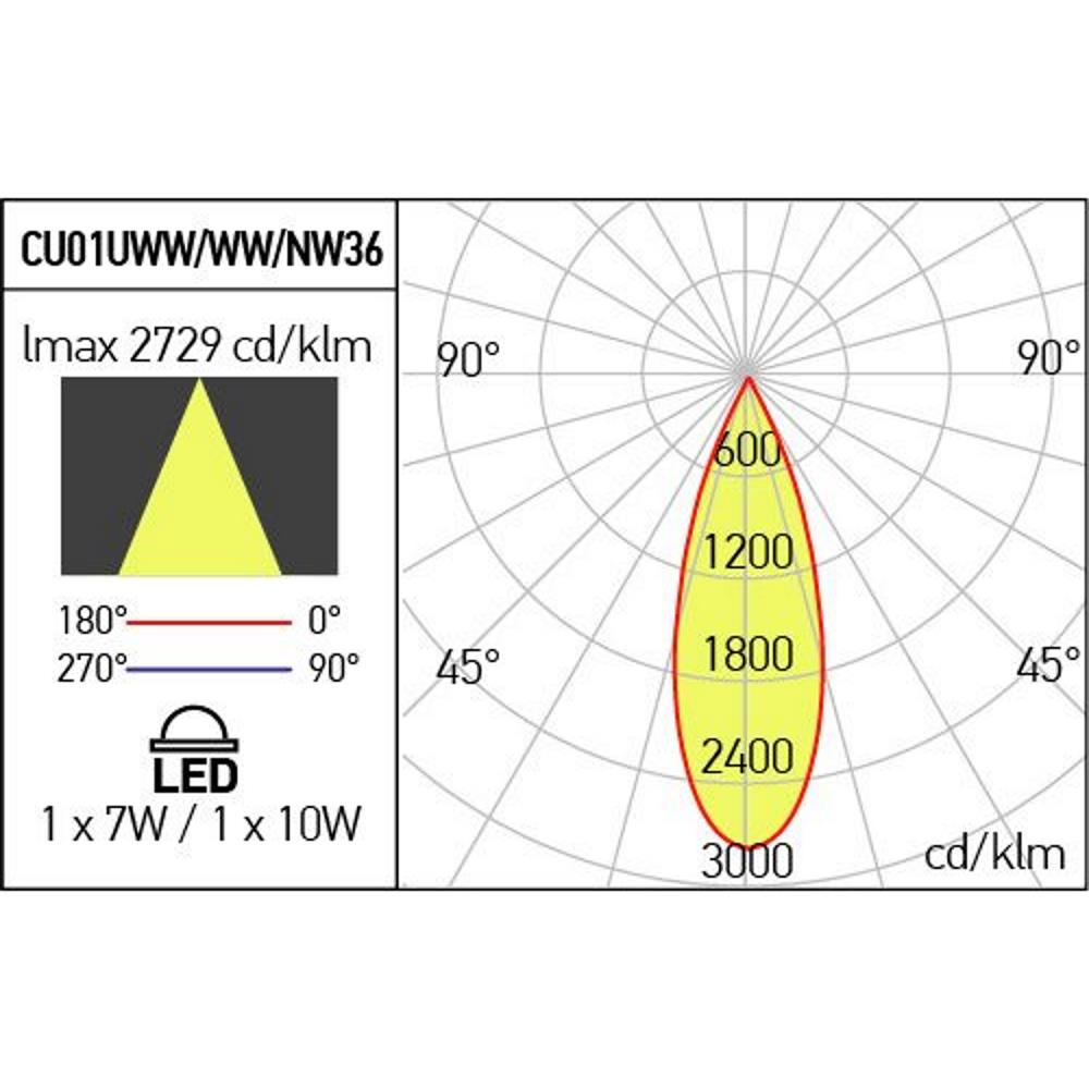CU01UWW36 BK Осветително тяло XCLUB IP20 1x7/10W 350/500mA 2-20V DC 2700K 36°, Arelux_small