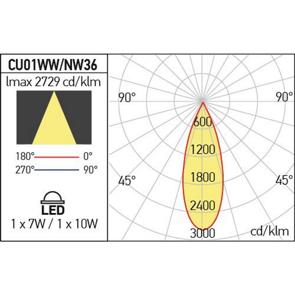 CU01WW36 MWH Осветително тяло XCLUB IP20 1x7/10W 350/500mA 2-20V DC 3000K 36°, Arelux_small
