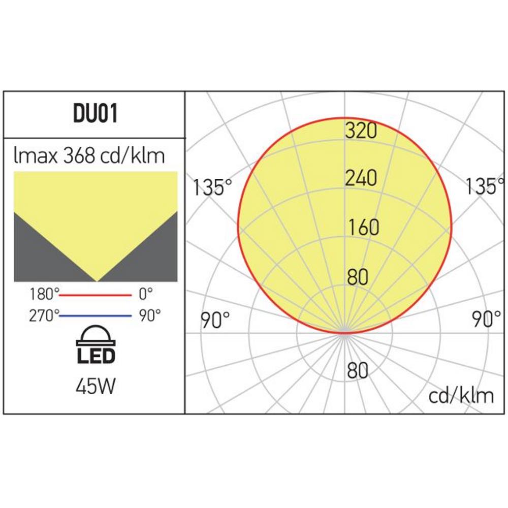 DU01NW SBK Лампион XDUNE TOUCH DIM. 45W (6W/39W) 230V AC 4000K CRI>90 115 dgr UGR<7 IP20 SBK Arelux_small