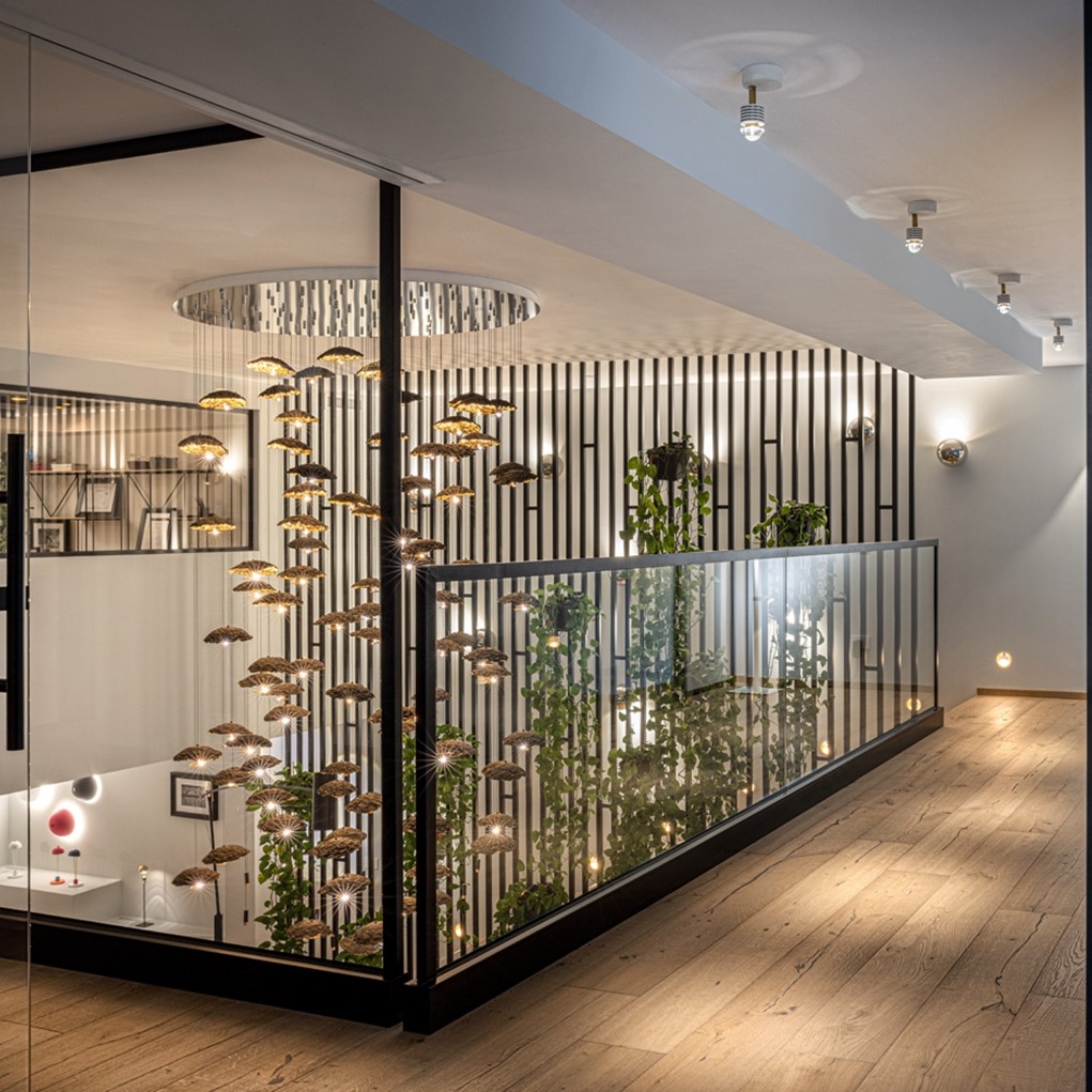 EC301JW Аплик/Плафон EC 301, COB LED 1x5W, white/brass, Catellani&Smith_small