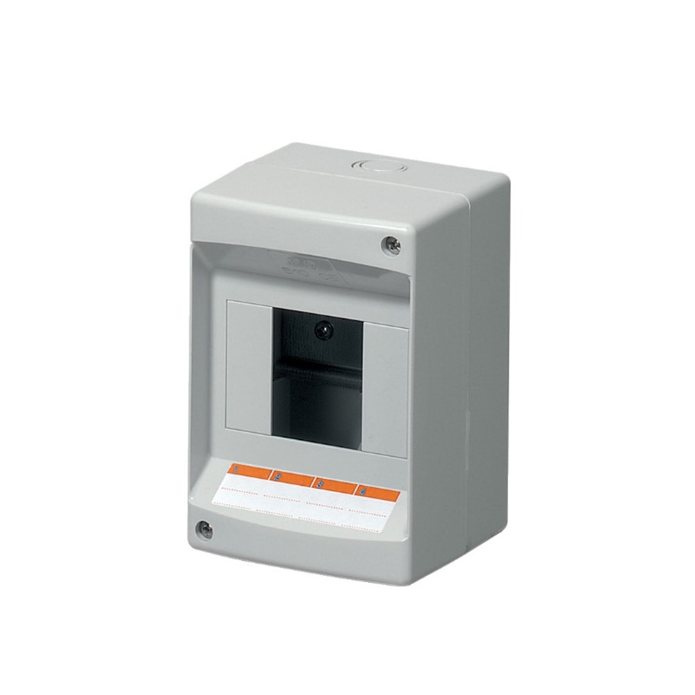 EC61003 Разпределително табло, 4 модула, ОМ IP40, сиво,  Elettrocanali_small