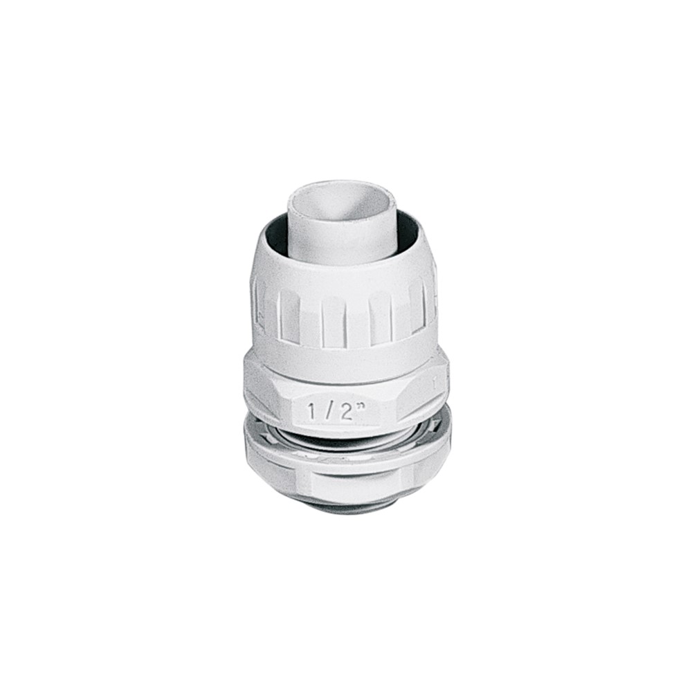 ECGX25M Щуцер гофре/кутия ф25, метричен, IP65, сив, Elettrocanali_small