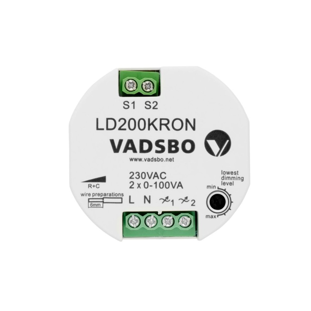 FD-LD200KRON Двуканален димер за LED лампа, 2x200W, Fede_small