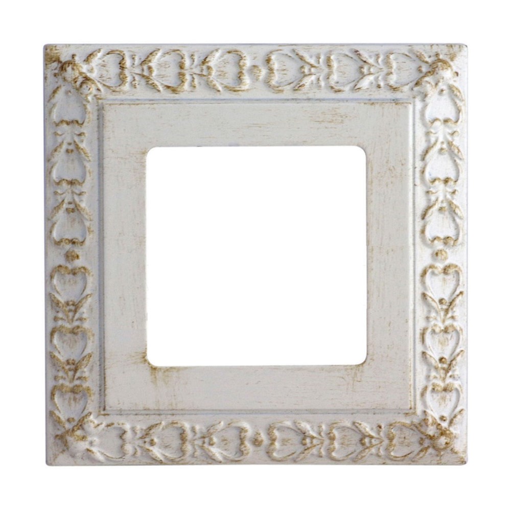 FD01221BD Рамка 1x San Sebastian Provence, цвят White Decapé, Fede