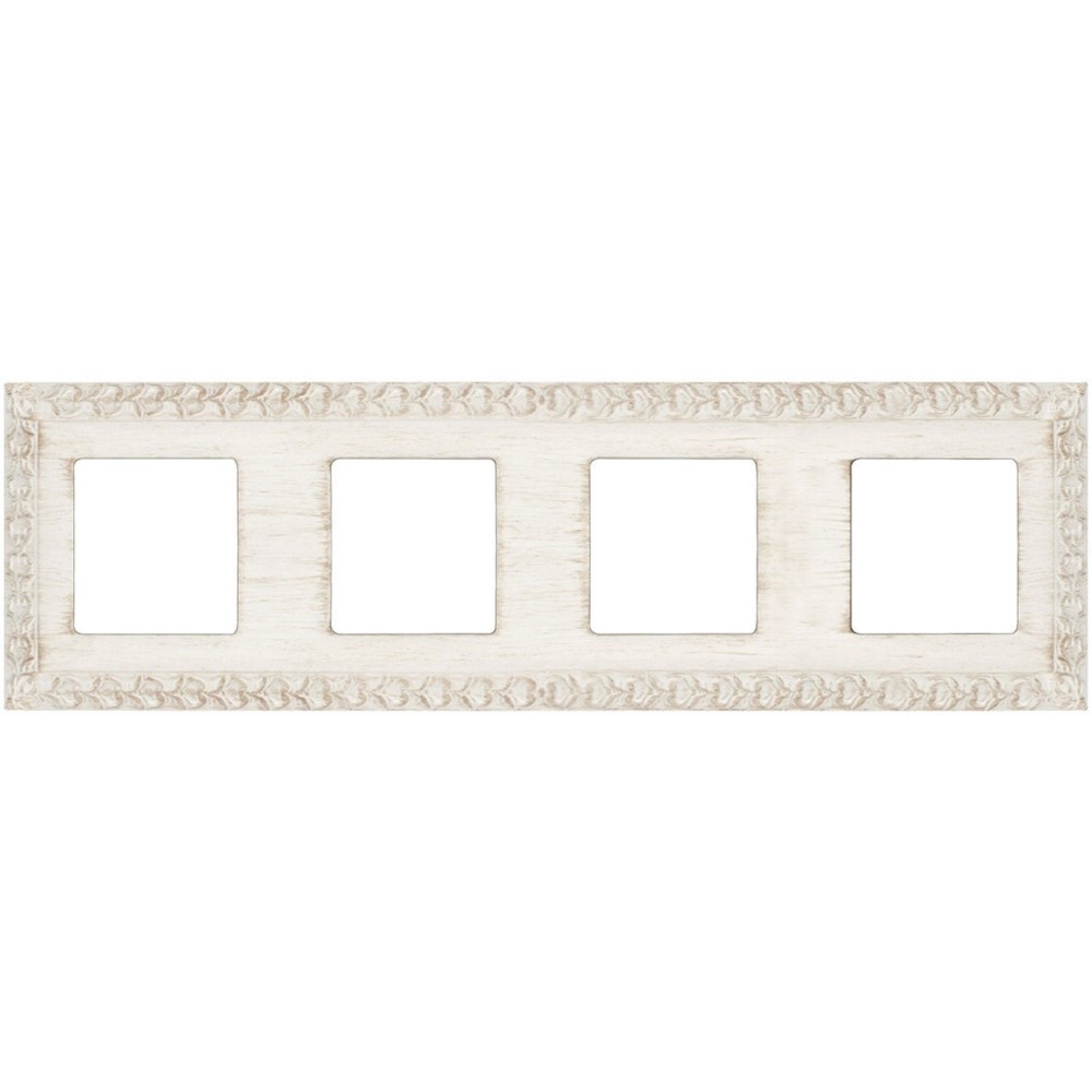 FD01224BD Рамка 4x San Sebastian Provence, хориз./верт., цвят White Decapé, Fede