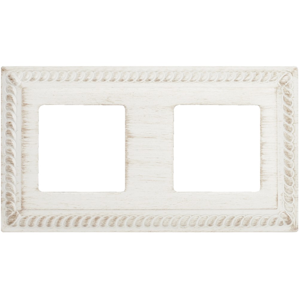 FD01232BD Рамка 2x Sevilla Provence, хориз./верт.,цвят White Decapé, Fede_small