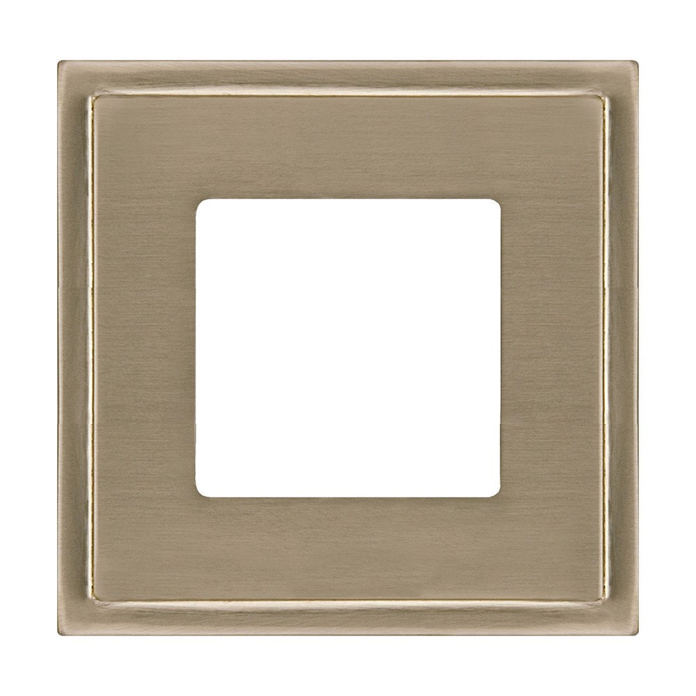 FD01241NS Рамка 1x Madrid, цвят Nickel Satin, стил Minimalism, Fede