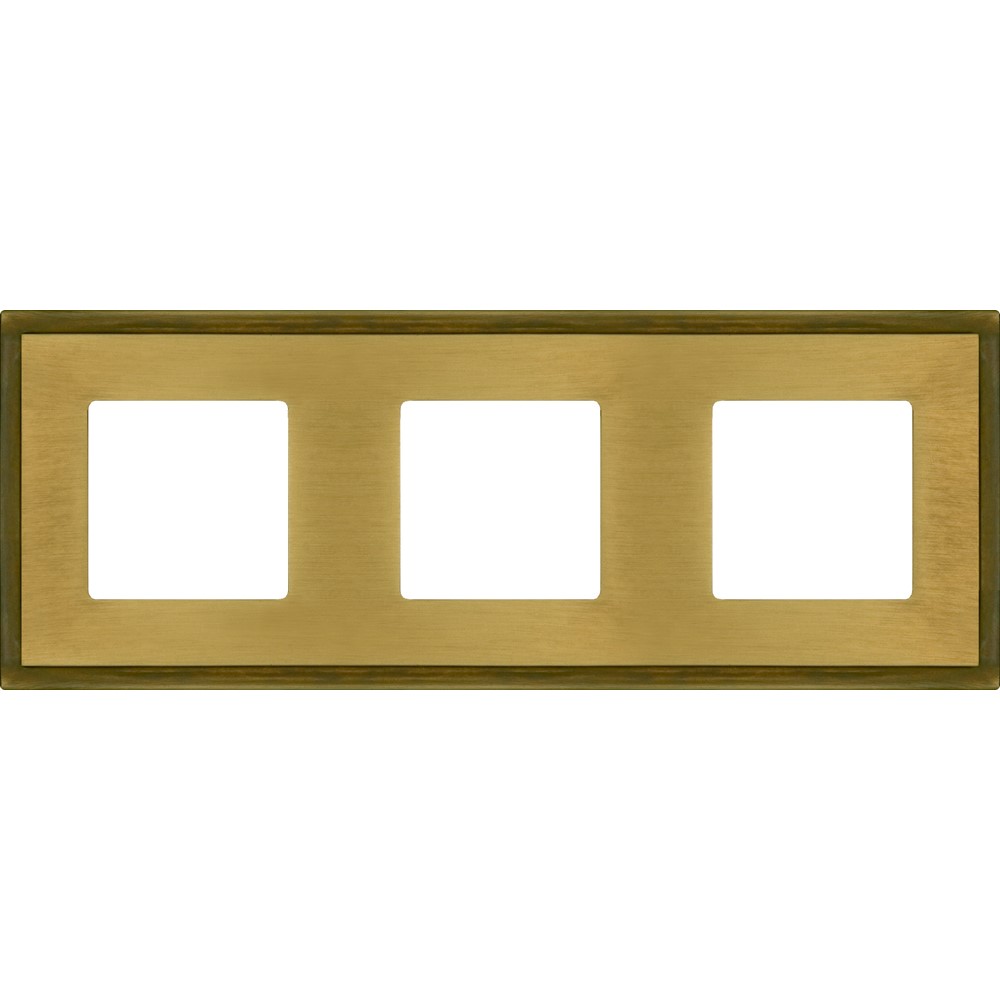 FD01243PM Рамка 3x Madrid, хориз./верт., цвят Matt Patina, стил Minimalism, Fede