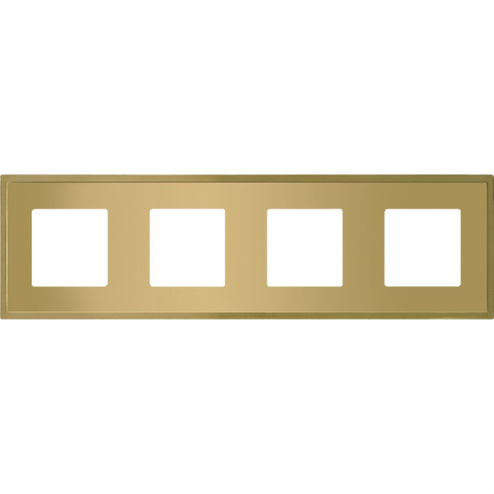 FD01244OB Рамка 4x Madrid, хориз./верт., цвят Bright Gold, стил Minimalism, Fede