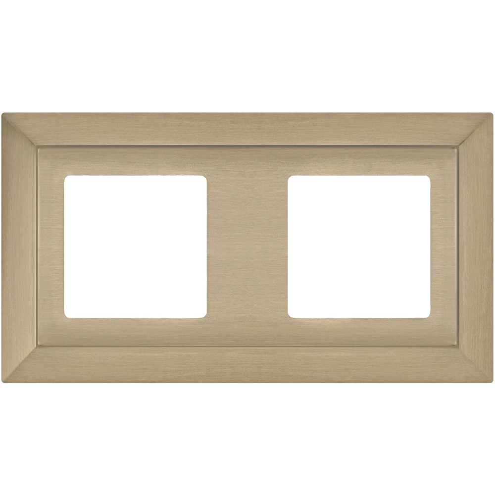 FD01252NS Рамка 2х, хориз./верт., Barcelona, цвят Nickel Satin, стил Minimalism, Fede_small