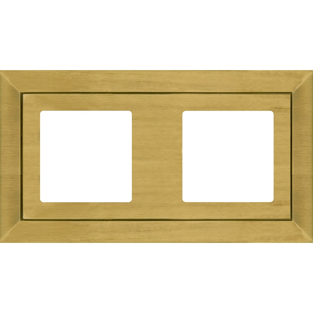 FD01252PM Рамка 2х, хориз./верт., Barcelona, цвят Matt Patina, стил Minimalism, Fede