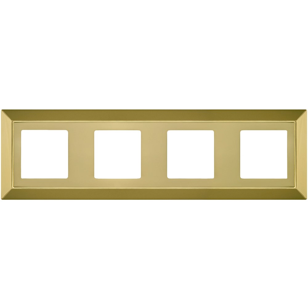 FD01254OB Рамка 4х, хориз./верт., Barcelona, цвят Bright Gold, стил Minimalism, Fede