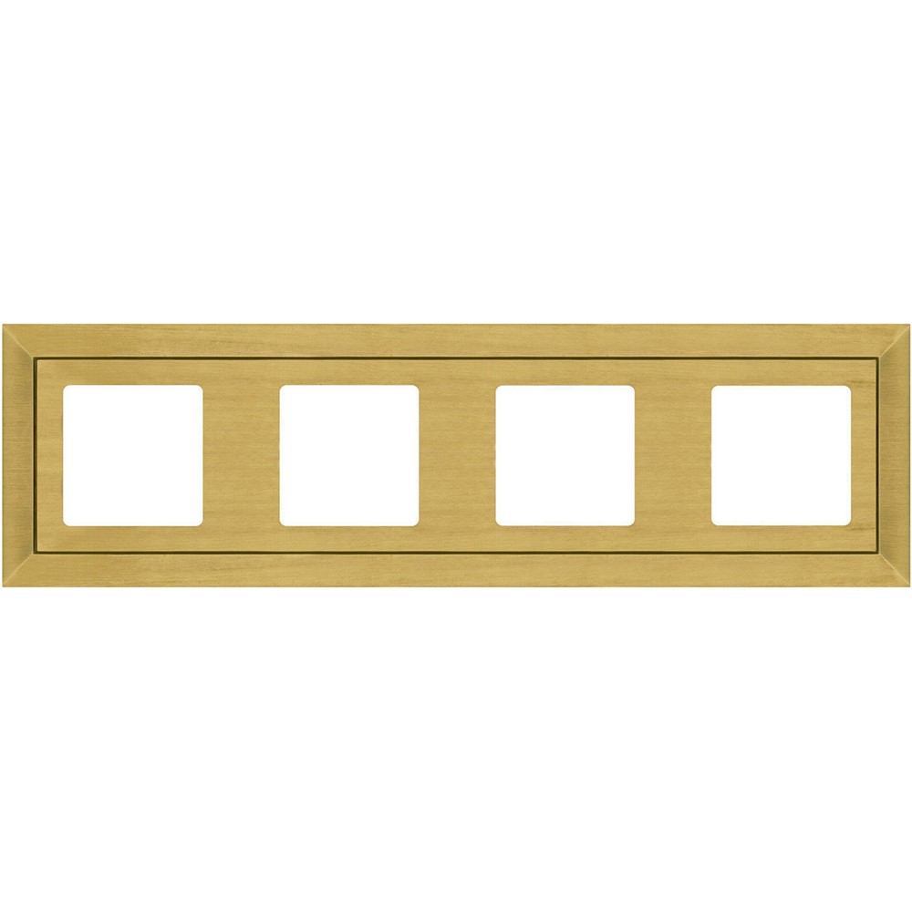 FD01254PM Рамка 4х, хориз./верт., Barcelona, цвят Matt Patina, стил Minimalism, Fede