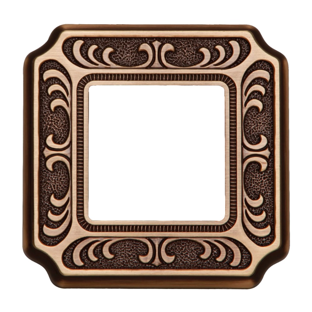 FD01351PB Декоративна рамка Siena, 1х, стил Baroque, цвят Bright Patina, Fede_small