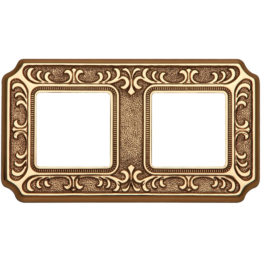 FD01352OB Декоративна рамка Siena 2х, стил Baroque, цвят Bright Gold, Fede_small