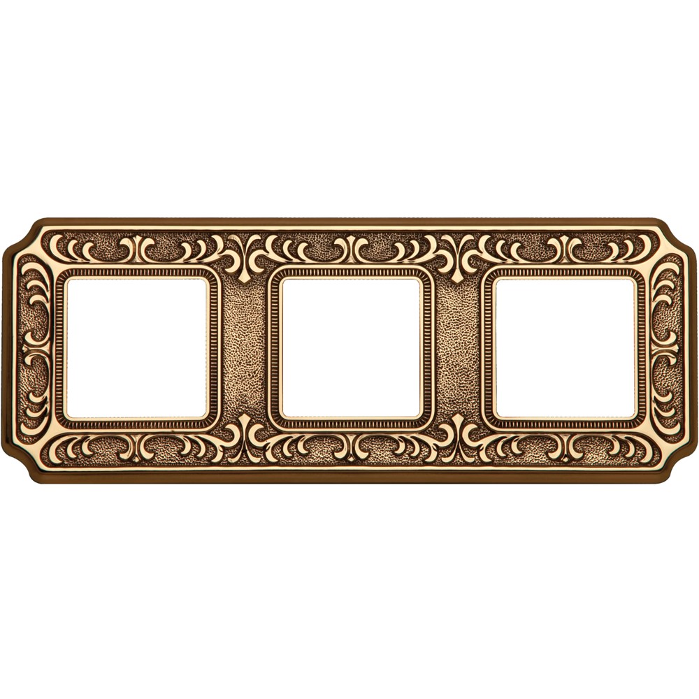FD01353OB Декоративна рамка Siena 3х, стил Baroque, цвят Bright Gold, Fede_small