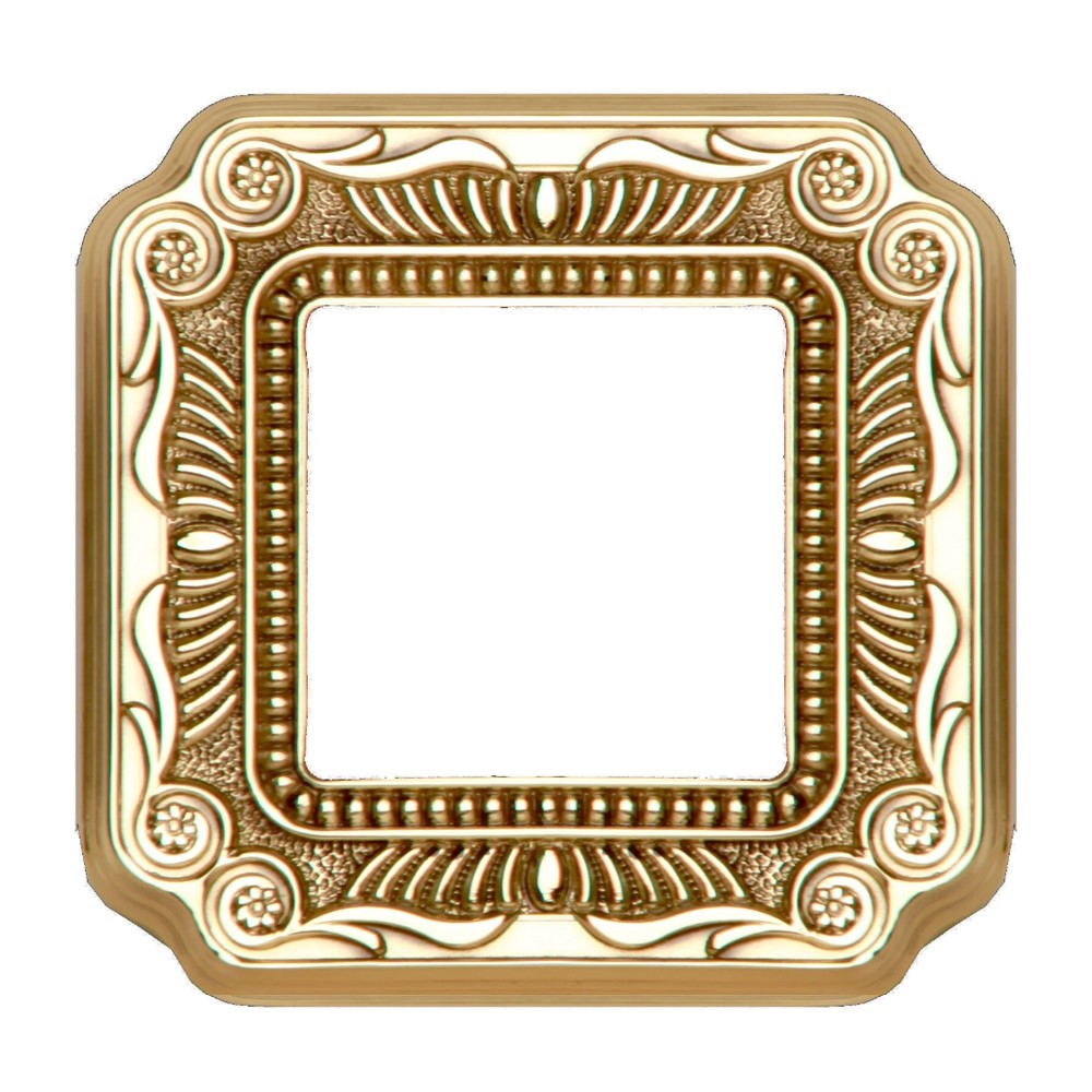 FD01361OB Рамка 1х Firenze, цвят Bright Gold, стил Baroque, Fede
