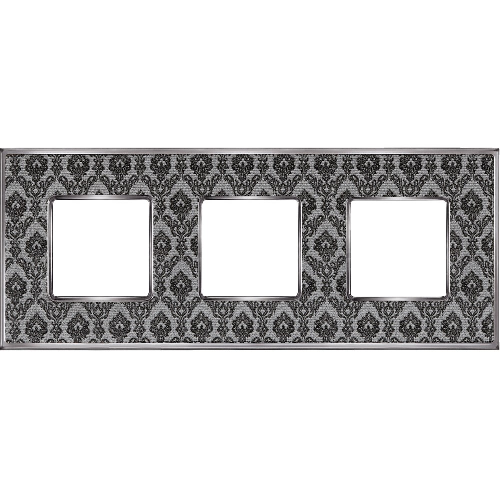 FD01443DNCB Рамка 3x Belle Epoque Tapestry, хориз./верт., цвят Decornoir-Bright Chrome, Fede